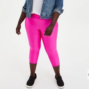Torrid Premium Legging Liquid Neon Pink